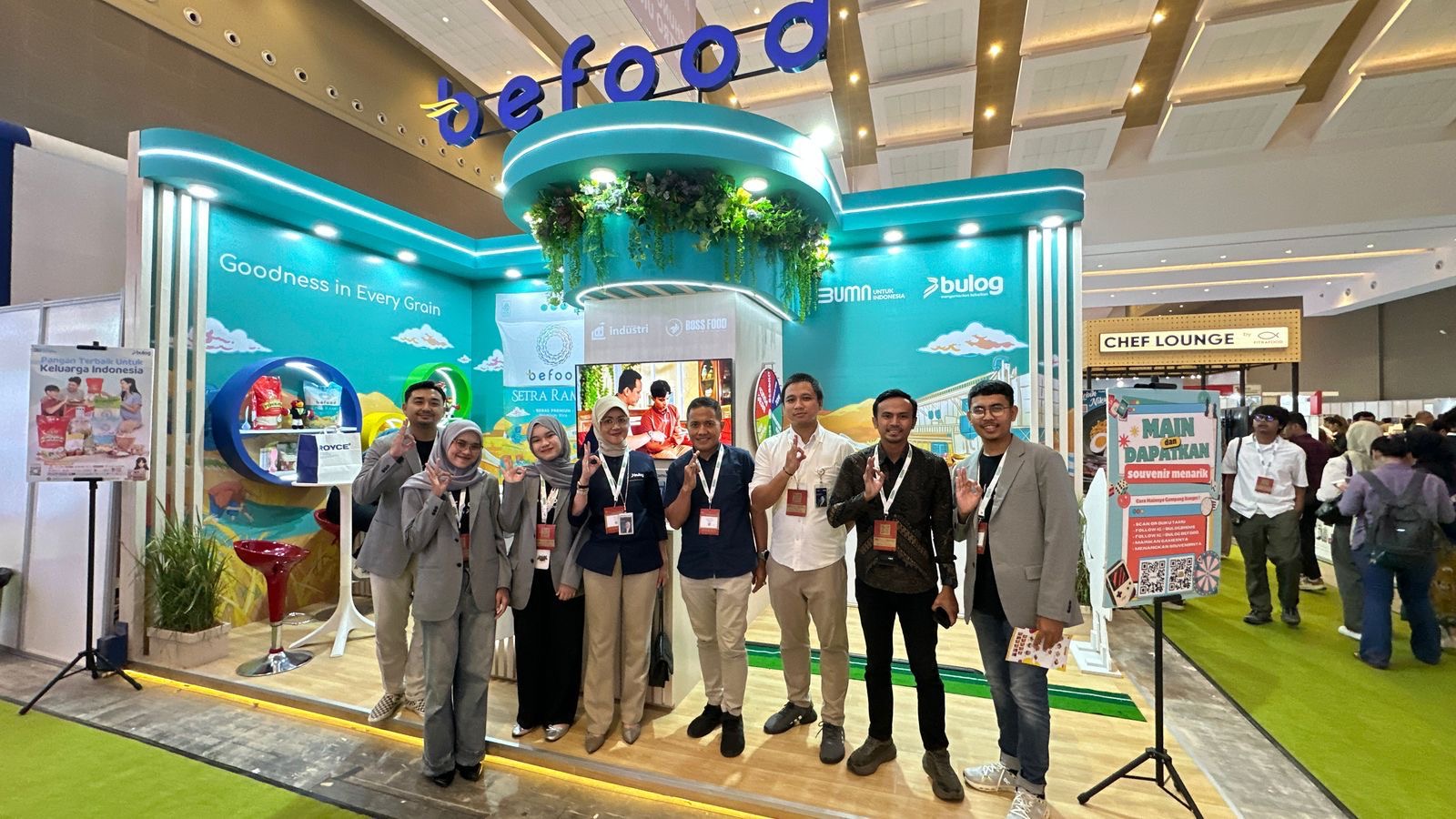 BEFOOD Setra Ramos Tampil dengan Kemasan Baru di FHI 2025. (Foto/Bulog)