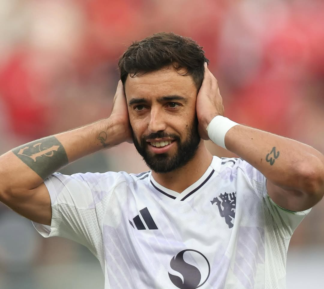 Pemain Manchester United Bruno Fernandes. (Foto/Instagram MU)