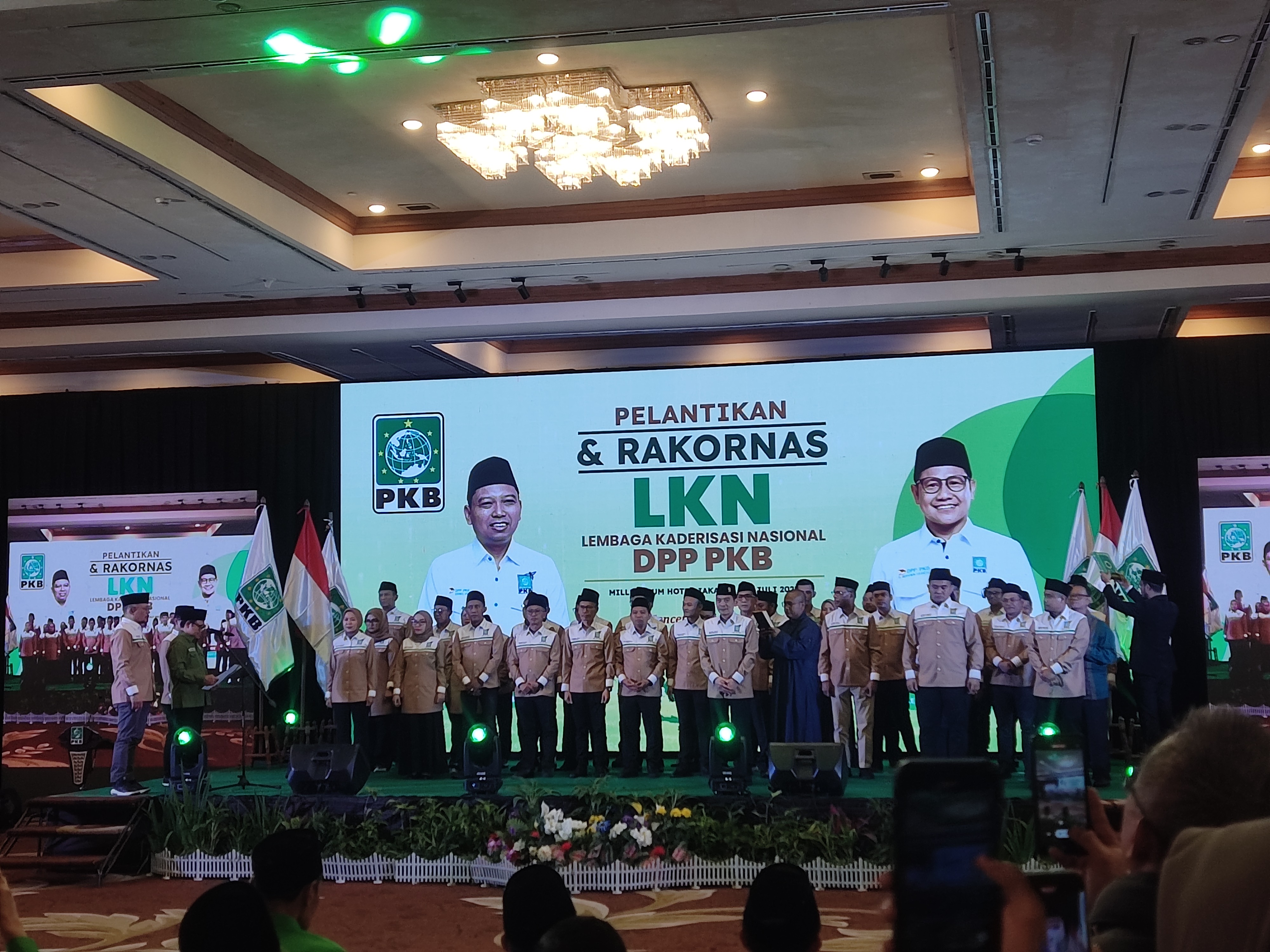 Cak Imin Lantik Pengurus LKN DPP PKB. (BeritaNasional/Ahda)