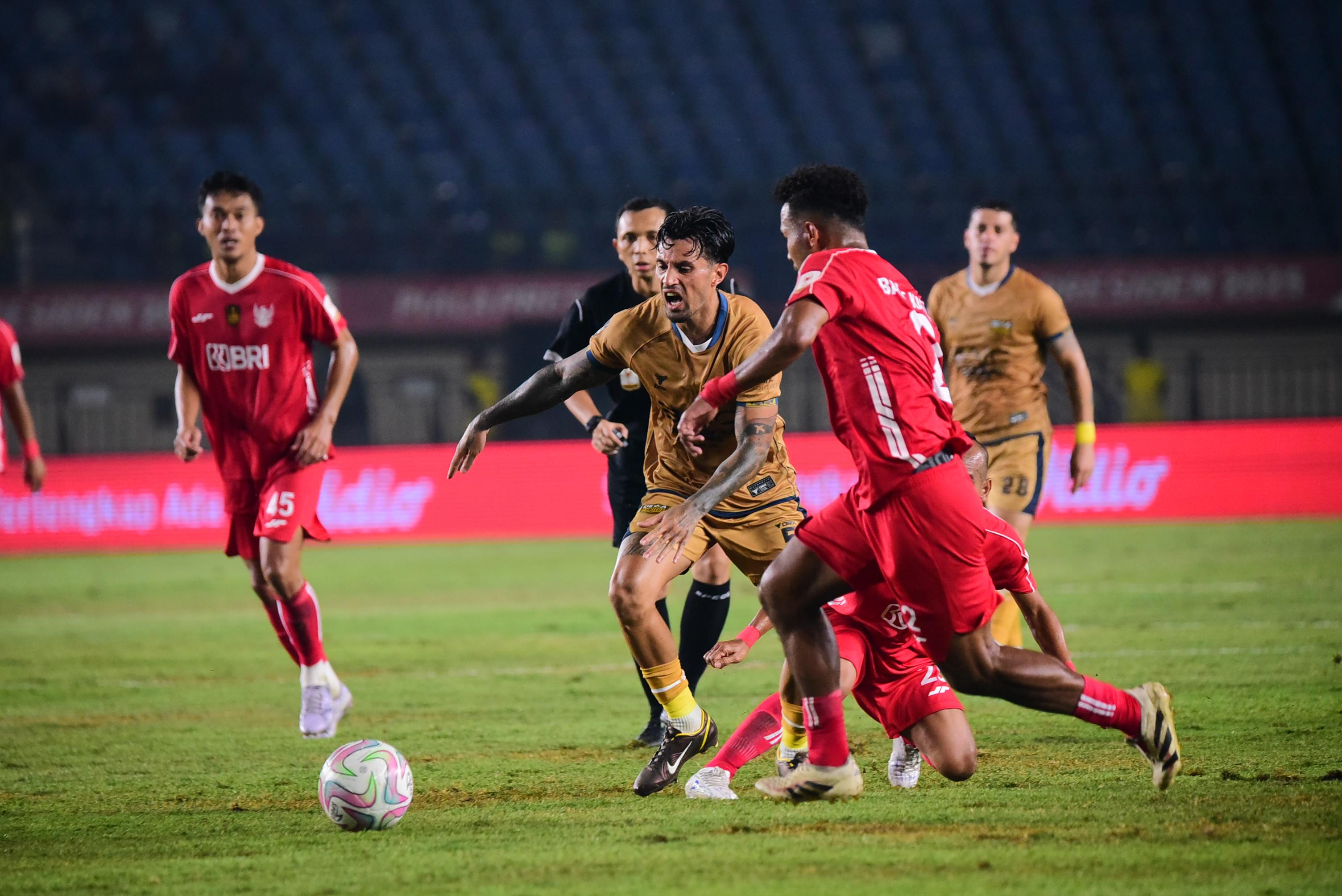 Dewa United vs Indonesia All-stars di Piala Presiden 2025. (Foto/Tim Media Piala Presiden)