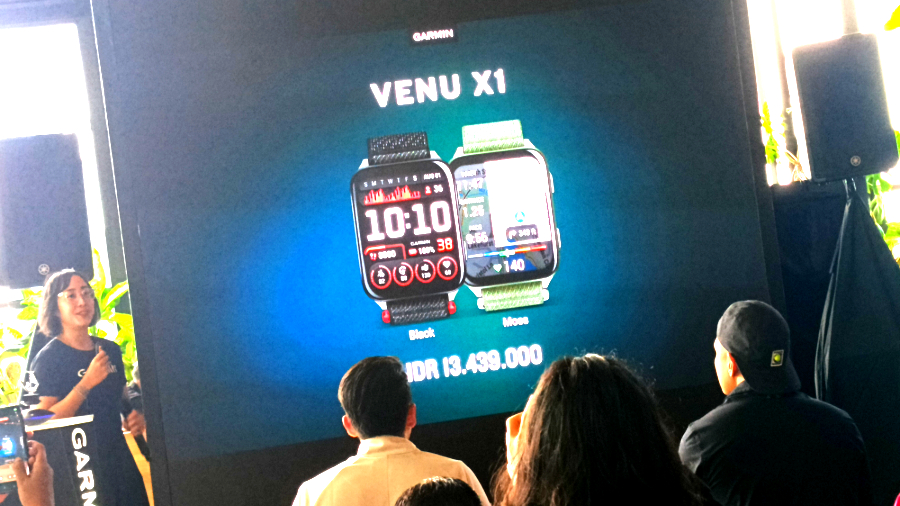 Garmin Venu X1 resmi meluncur di Indonesia. (BeritaNasional/iman)