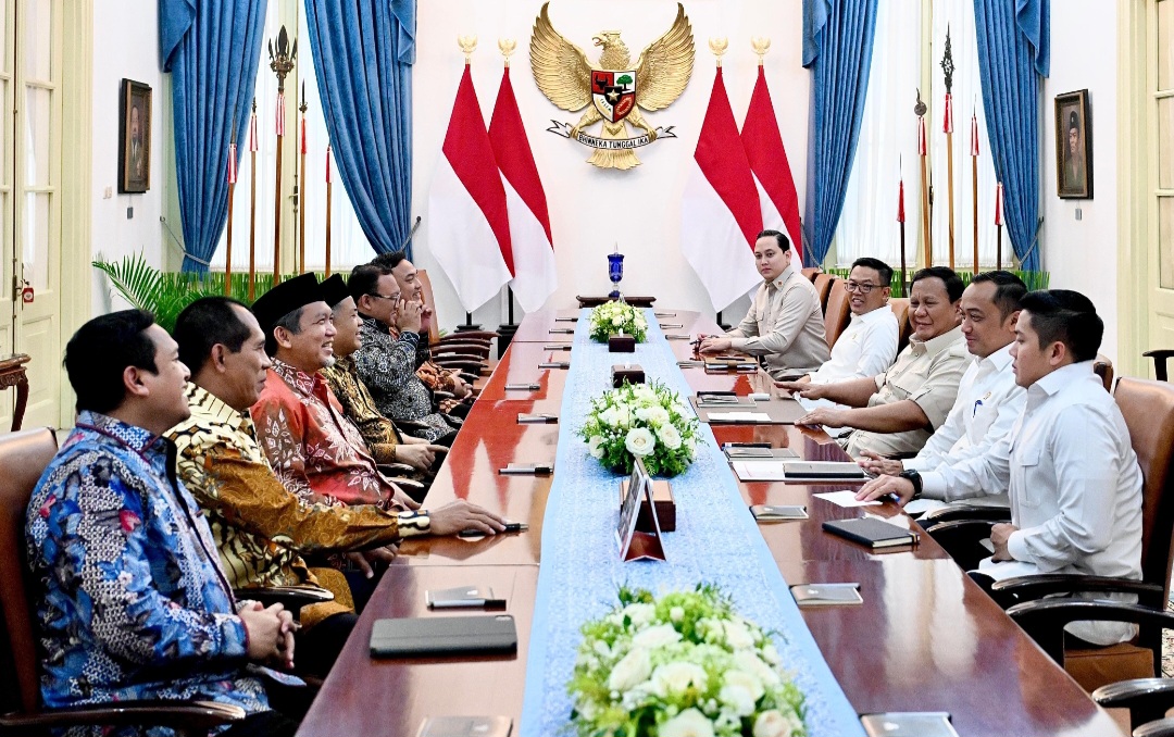 PKS bertemu Presiden Prabowo Subianto. (BeritaNasional/istimewa)