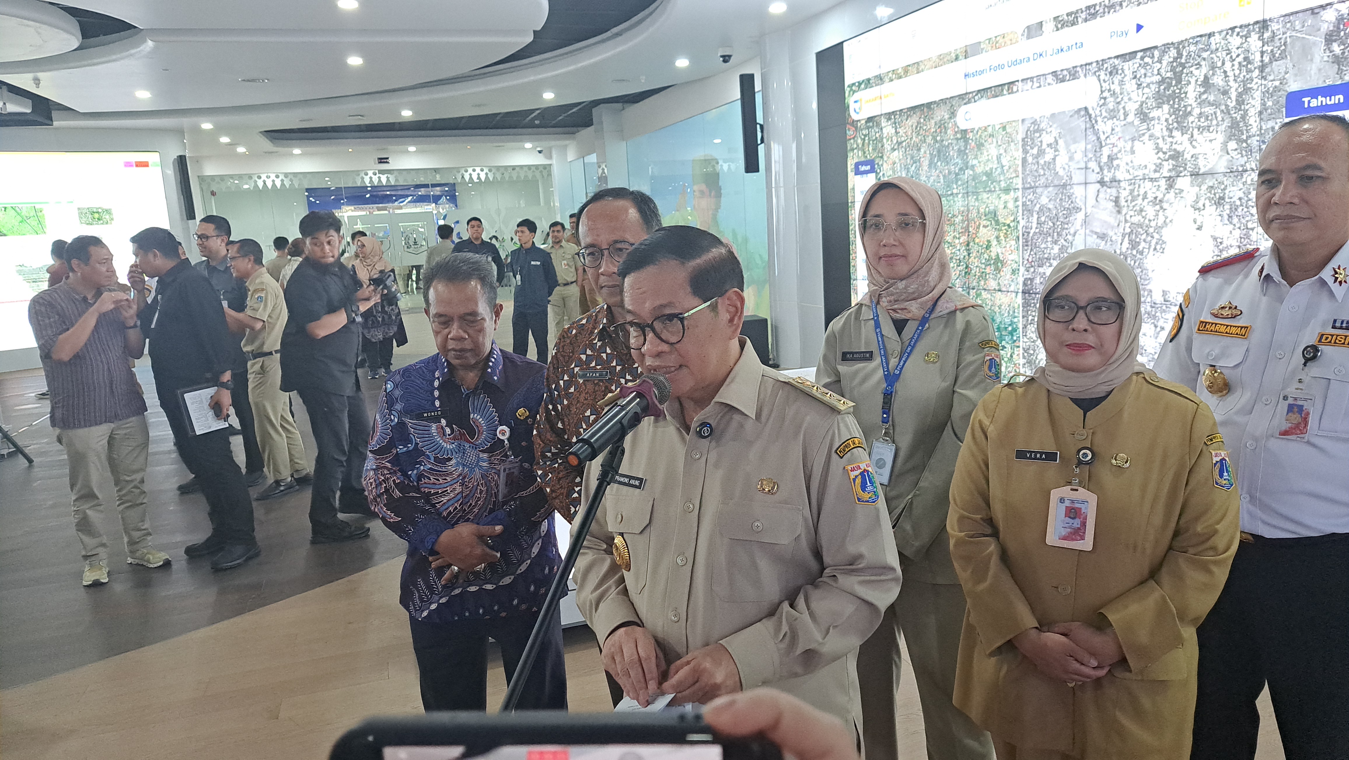 Gubernur Jakarta Pramono Anung. (BeritaNasional/Lydia).