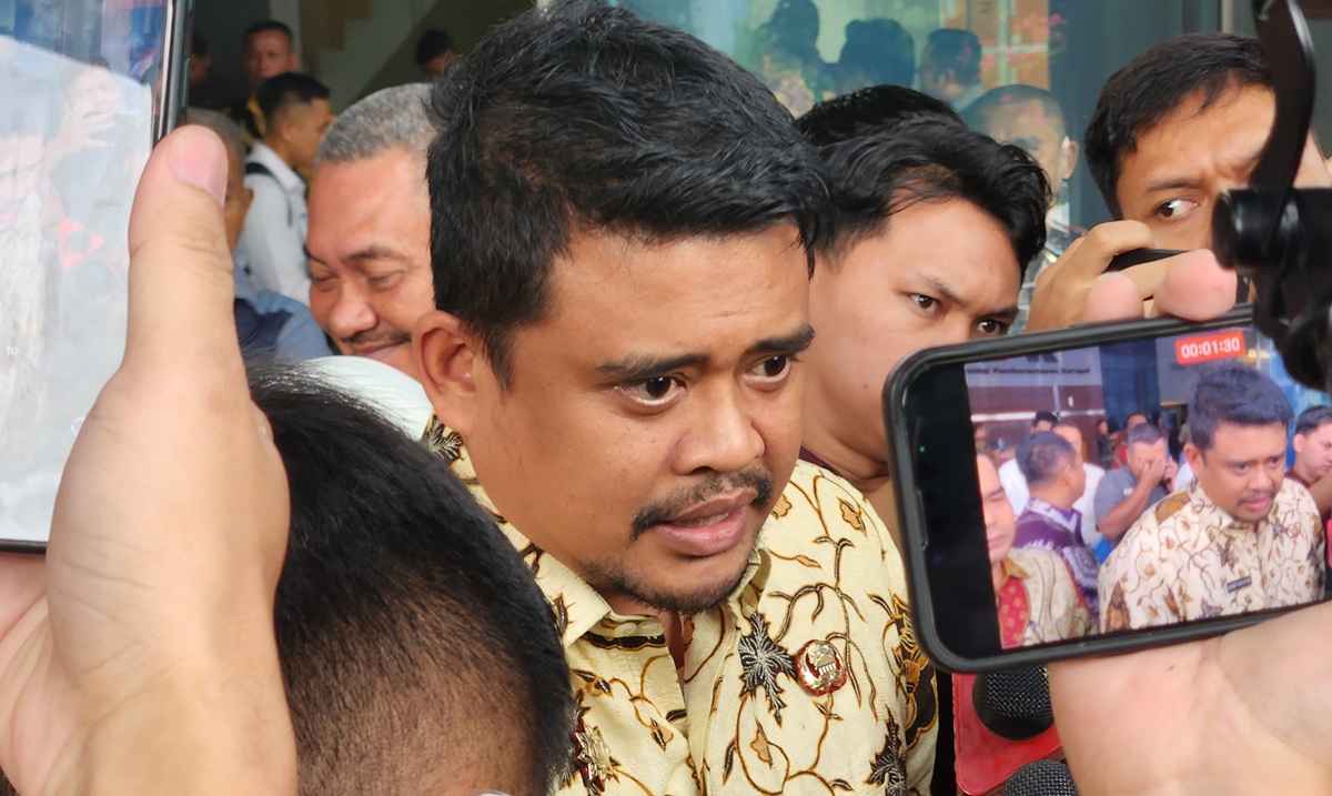 Gubernur Sumut Bobby Nasution. (BeritaNasional/Panji Septo)