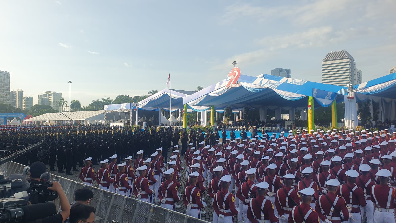 HUT Bhayangkara ke-79. (BeritaNasional/Bachtiar)
