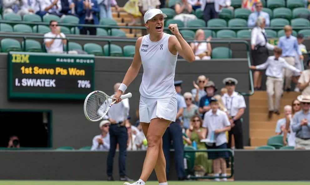 Iga Swiatek juara Wimbledon. (Foto/instagram Iga Swiatek)