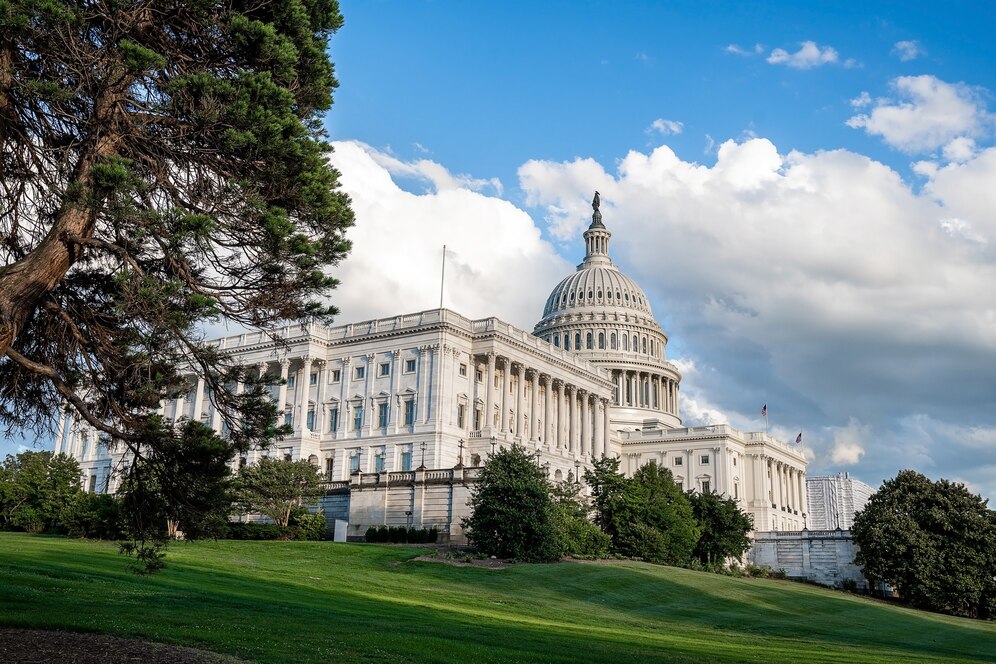 Ilustrasi Gedung Putih Amerika Serikat. (Foto/Freepik)