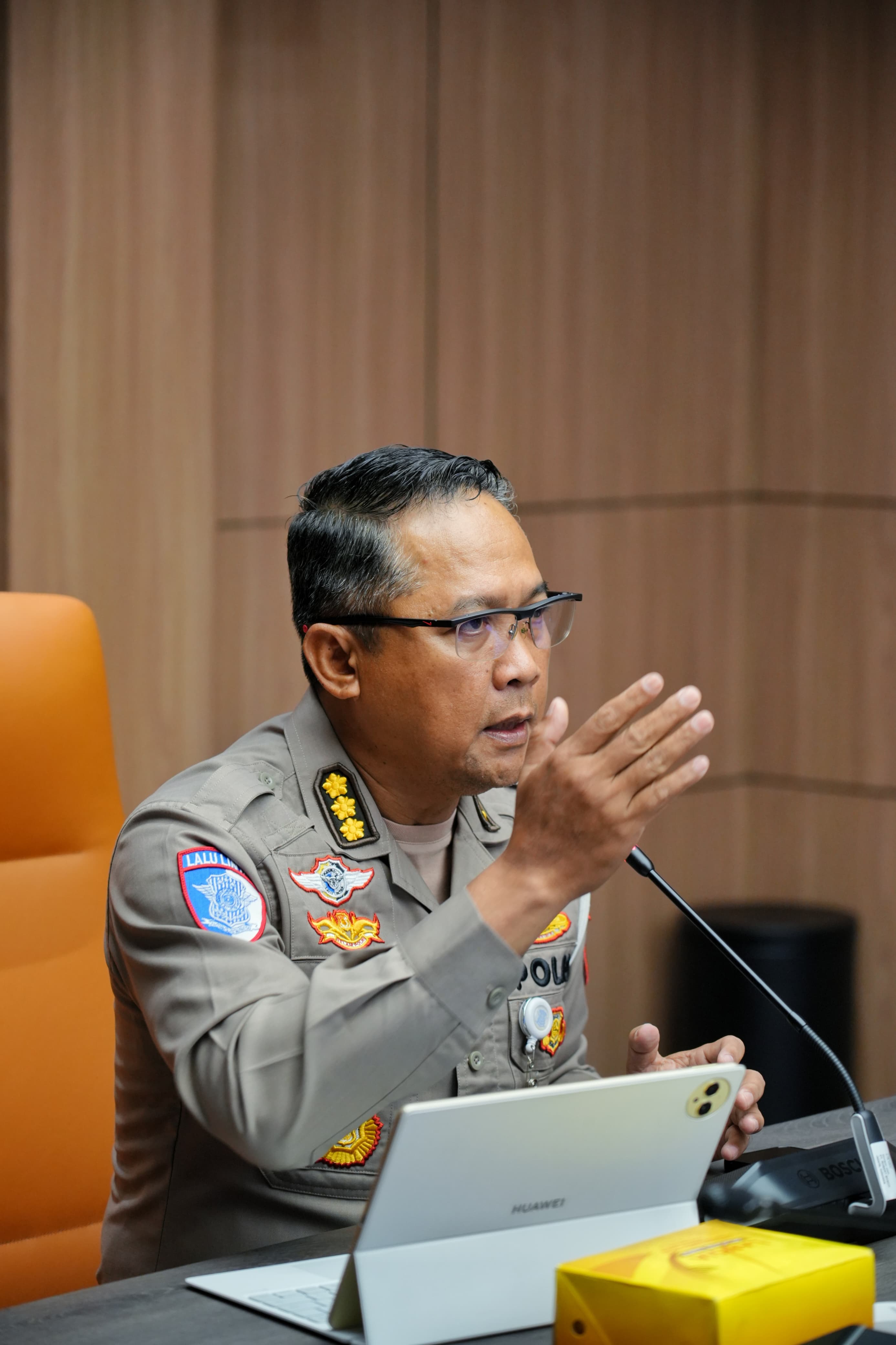 Kabag Ops Korlantas Polri Kombes Pol Aries Syahbudin. (Foto/Istimewa)