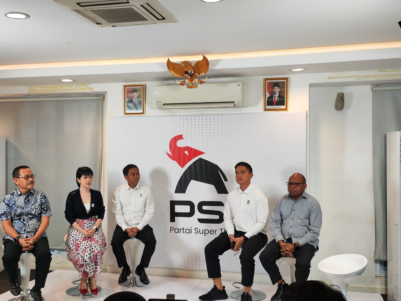 Kaesang Umumkan Struktur Awal PSI 2025–2030. (BeritaNasional/Ahda)
