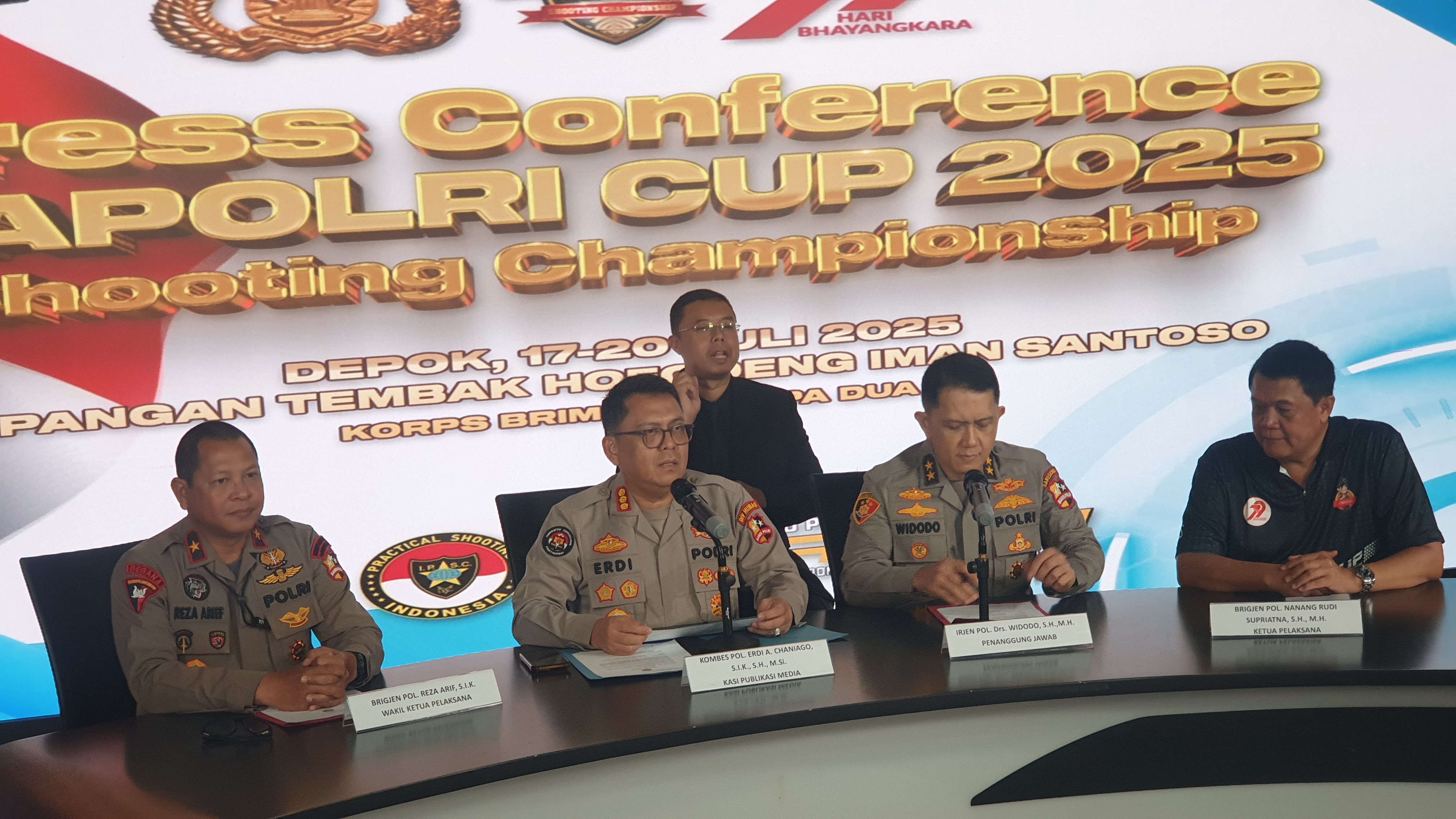 Kapolri Cup 2025 Jadi Wadah Penjaringan Atlet Menembak Nasional. (BeritaNasional/Bachtiar)