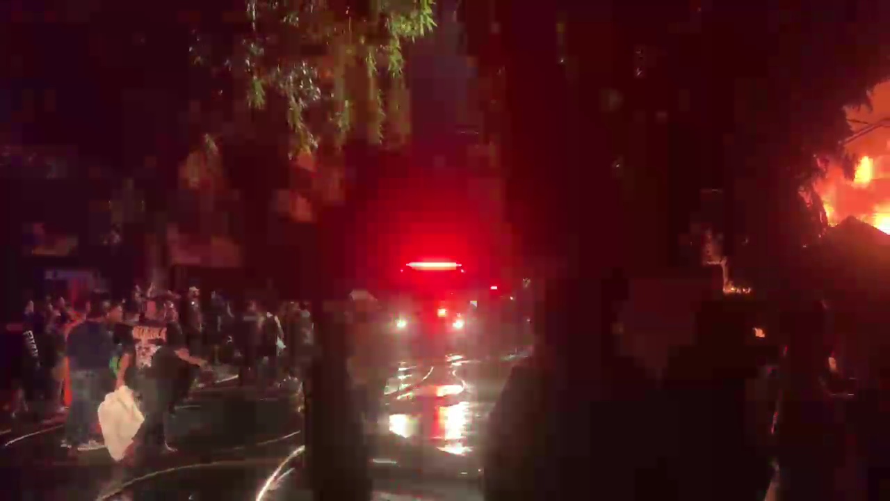 Kebakaran di Pasar Taman Puring. (Foto/istimewa)