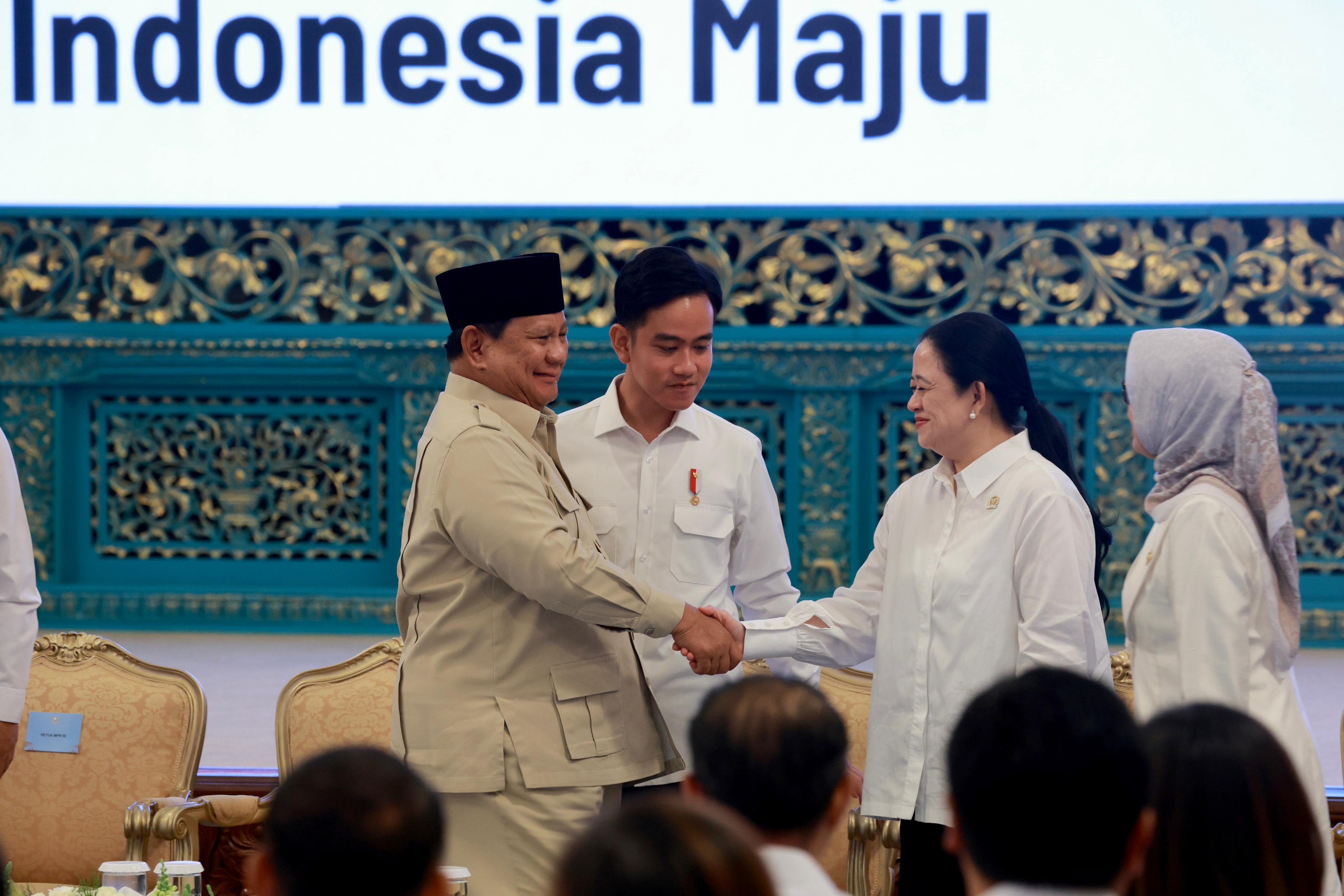 Ketua DPR RI Puan Maharani menghadiri acara peluncuran logo HUT Kemerdekaan ke-80. (Foto/istimewa)