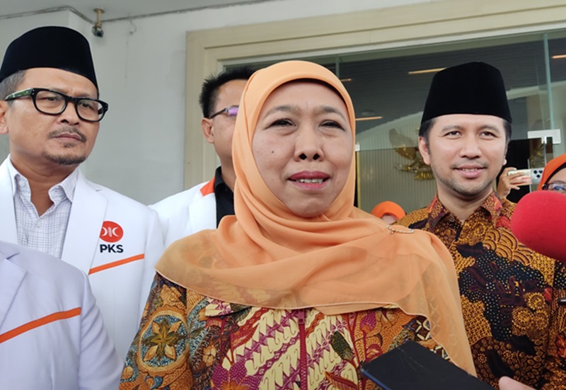 Gubernur Jawa Timur, Khofifah Indar Parawansa. (BeritaNasional/Ahda)