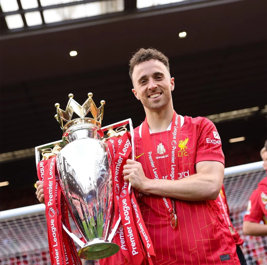 Diogo Jota pemain andalan Liverpool dan tim nasional Portugal . (Foto/Instagram)