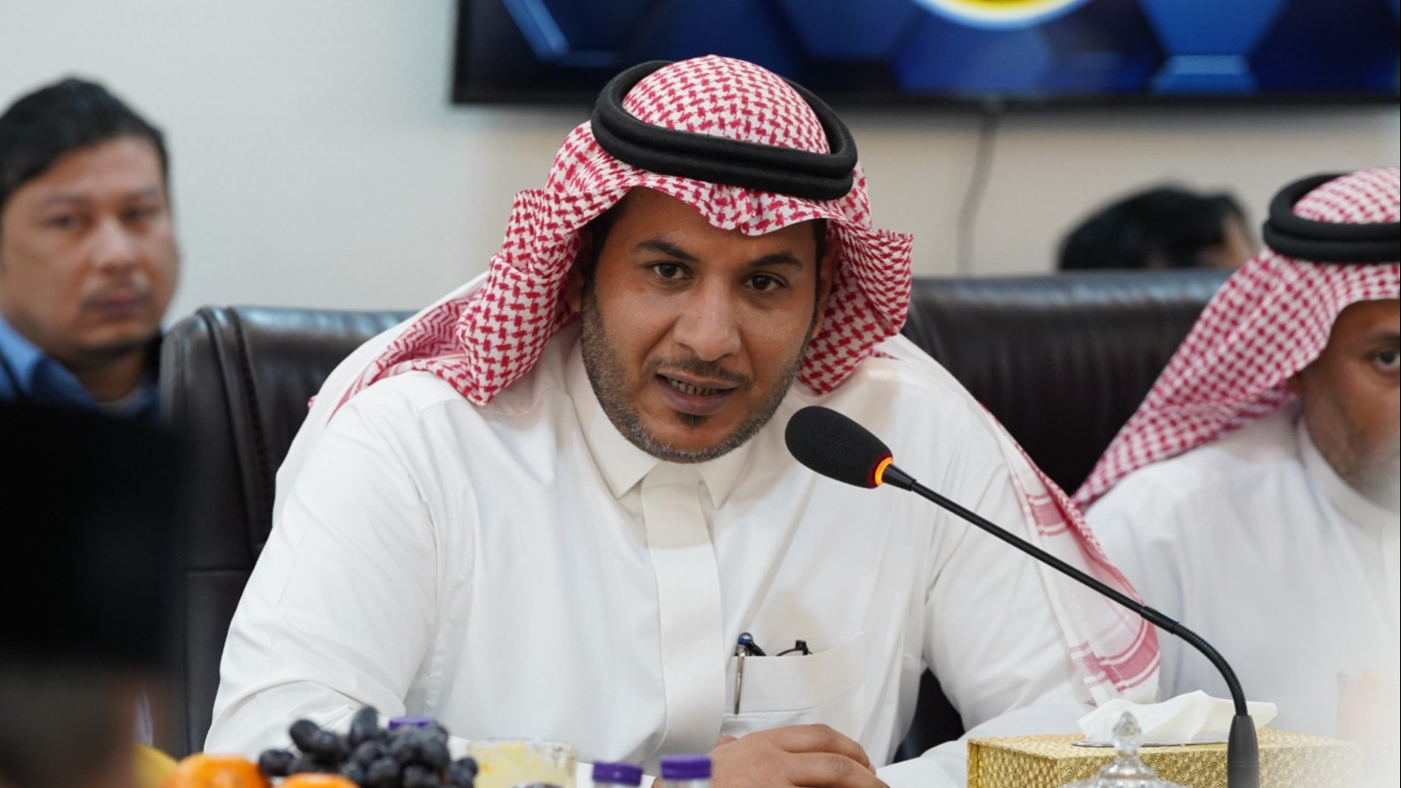 Koordinator dan Supervisor (Musyrif Aam) Kantor Urusan Haji, Dr. Badr al-Sulami. (Foto/Kemenag RI)