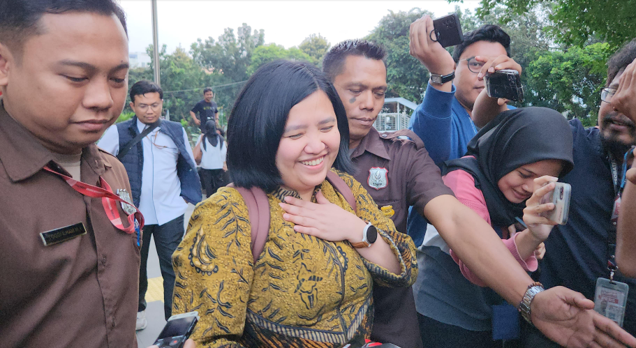 Fiona Handayani Staf Khusus Mendikbudristek pada era Nadiem Makarim. (BeritaNasional/Panji Septo)