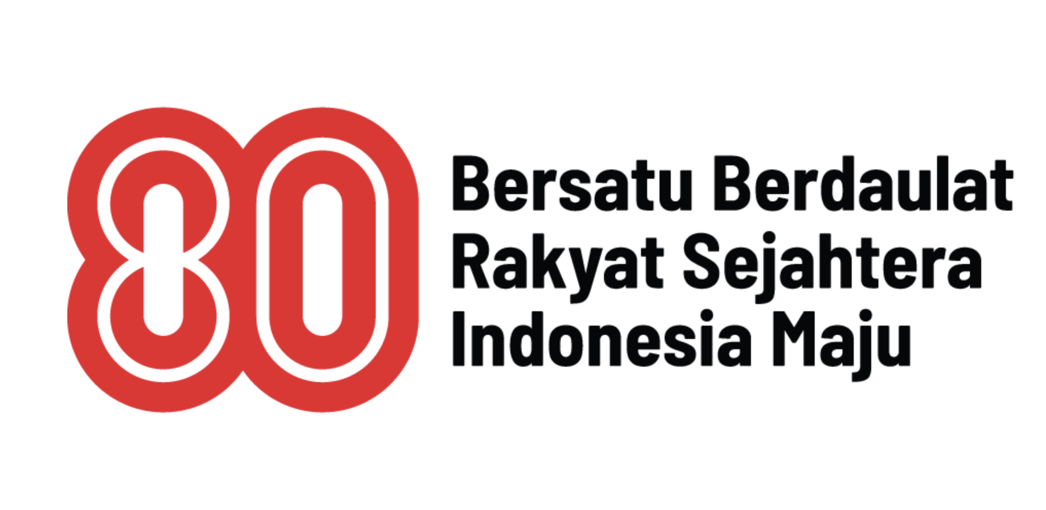 Logo HUT Ke-80 RI. (Foto/Setneg)