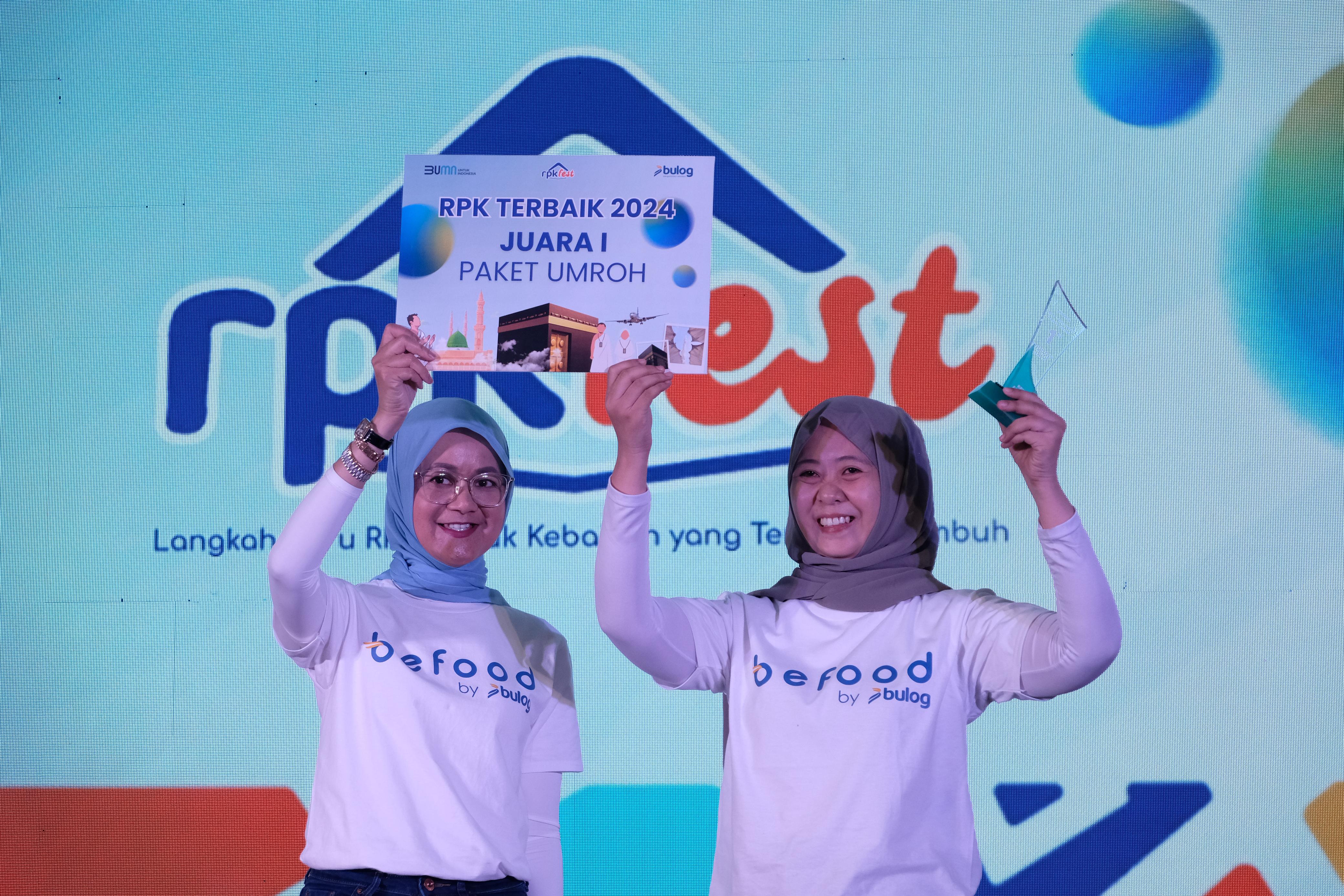 Melalui RPK Award BULOG berikan Perjalanan Umroh dan Paket Wisata. (Foto/Bulog)