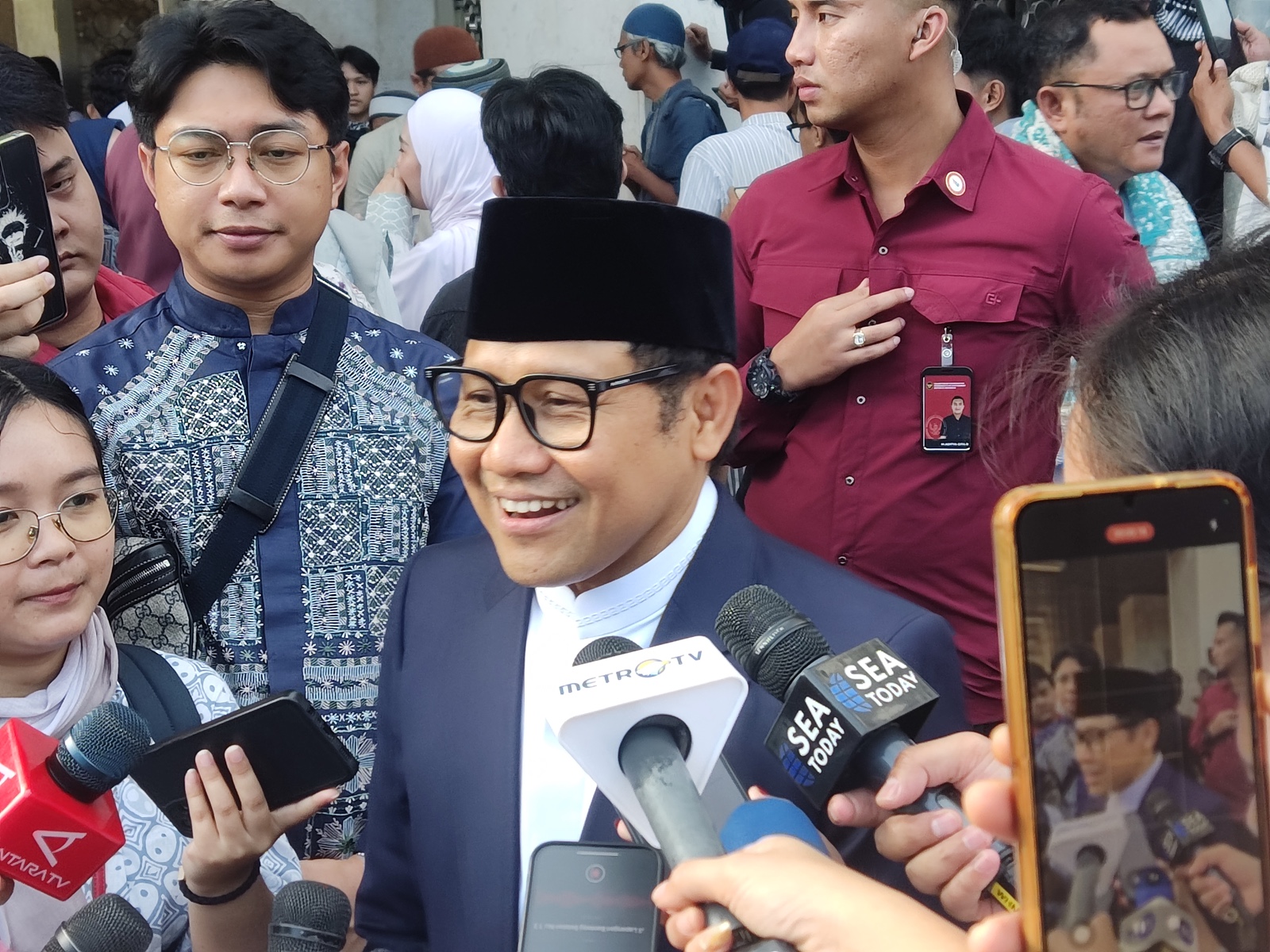Menteri Koordinator Bidang Pemberdayaan Masyarakat (Menko PM) Muhaimin Iskandar. (BeritaNasional/Ahda)