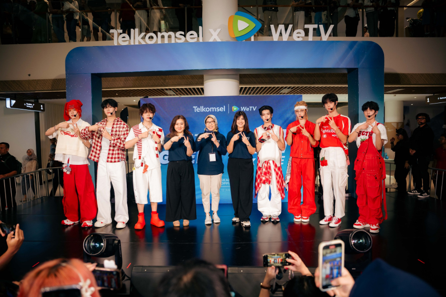 Telkomsel hadirkan hiburan digital lebih mudah dengan WeTV. (Foto/doc. Tsel)