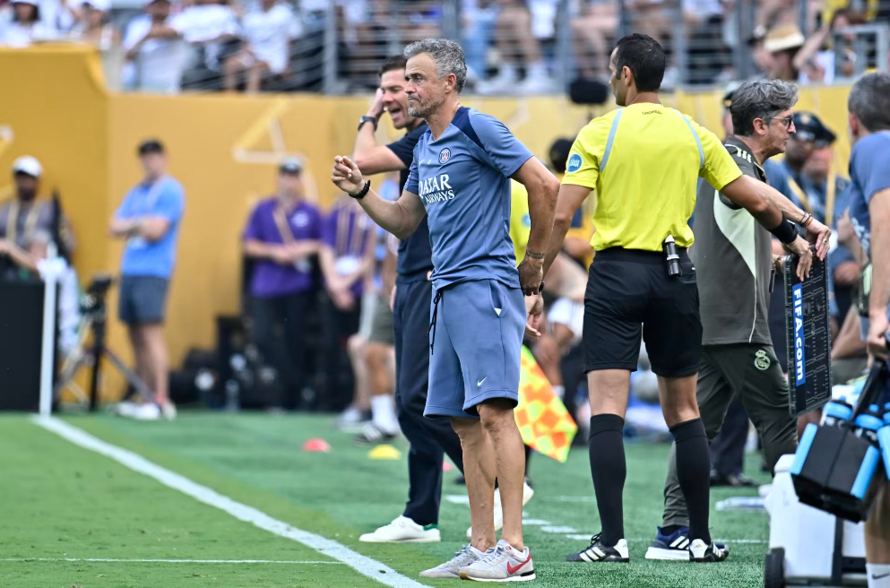 Pelatih PSG Luis Enrique. (Foto/PSG)