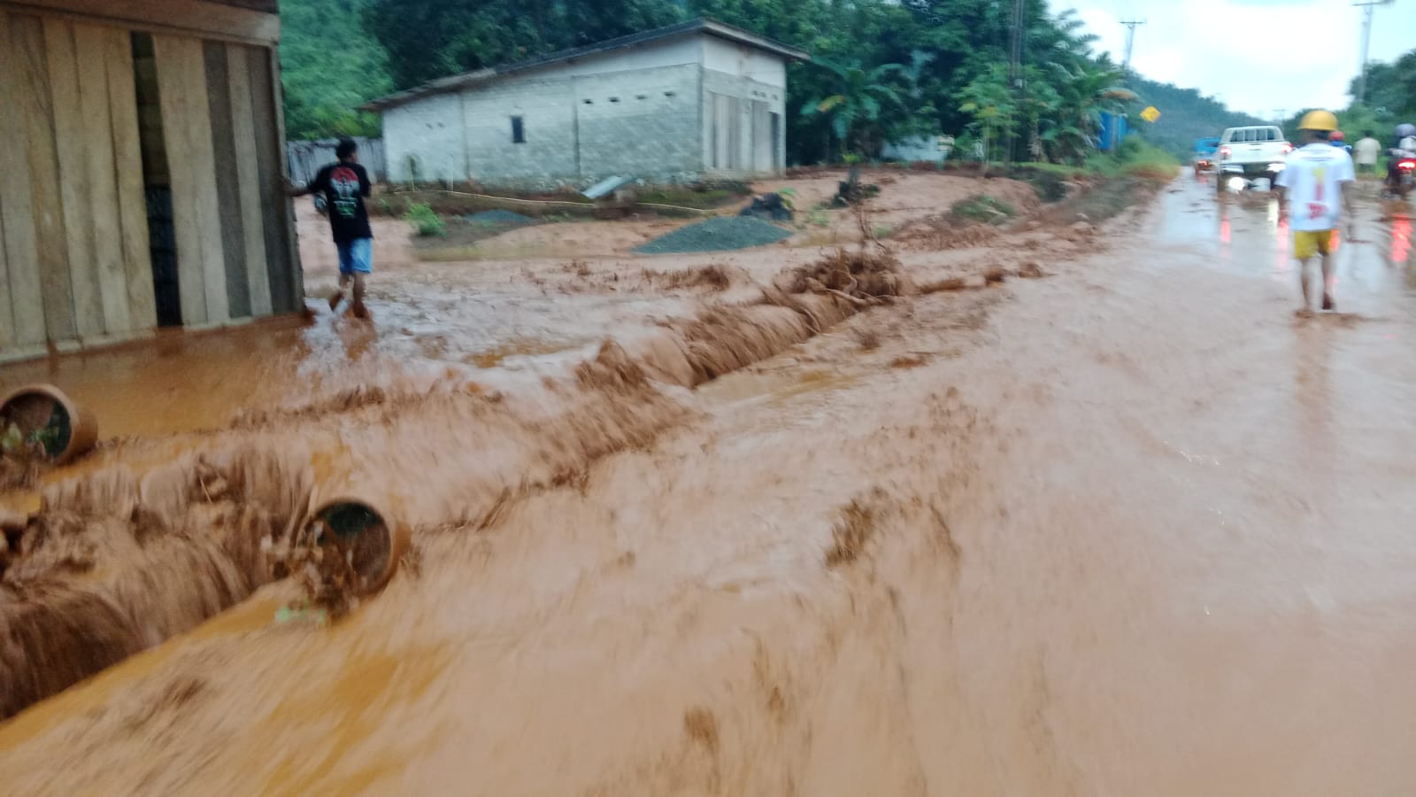Banjir di Kabupaten Morowali Sulawesi Tengah. (BeritaNasional/BNPB)