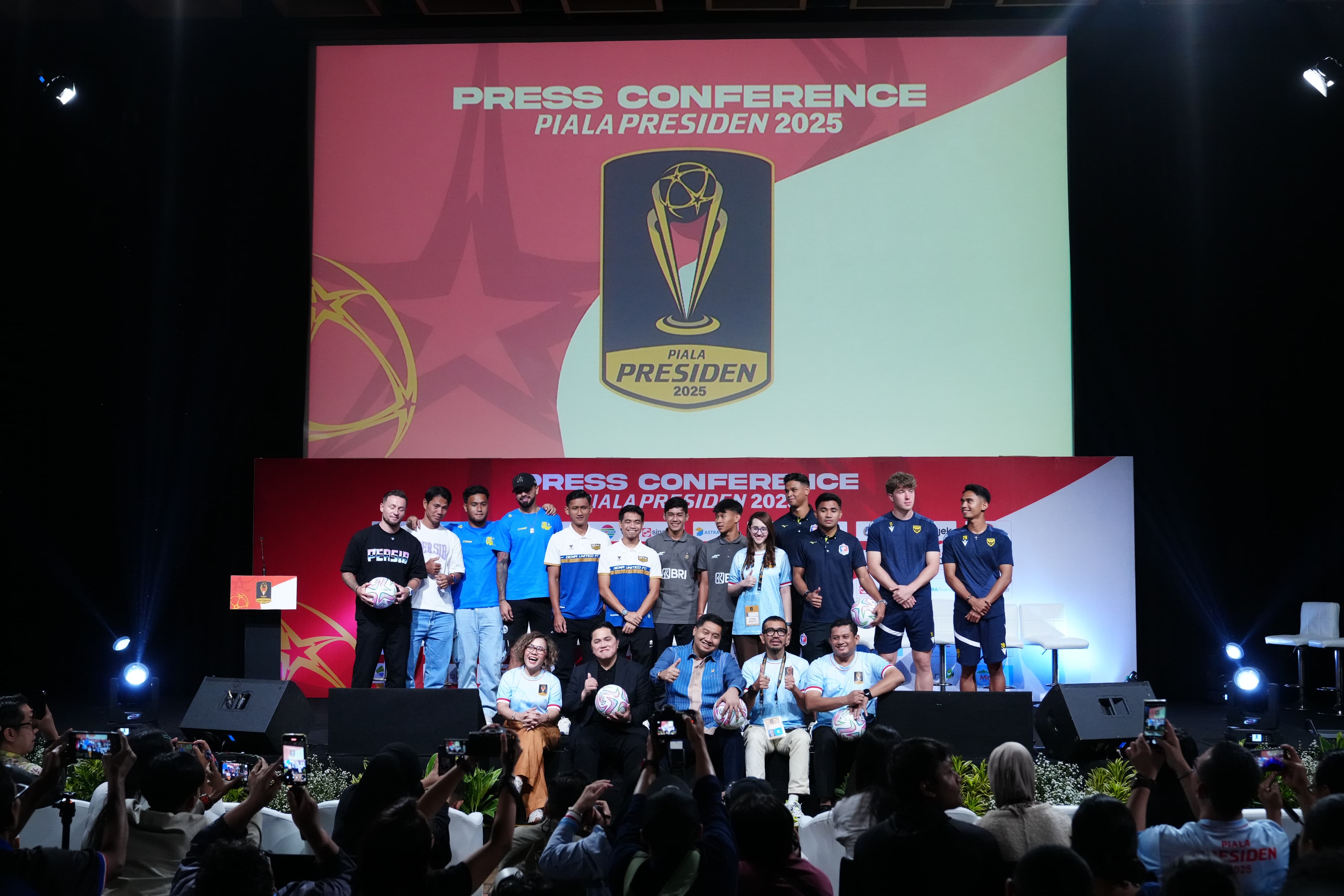 Keterangan pers terkait Piala Presiden 2025. (Foto/Media Piala Presiden)
