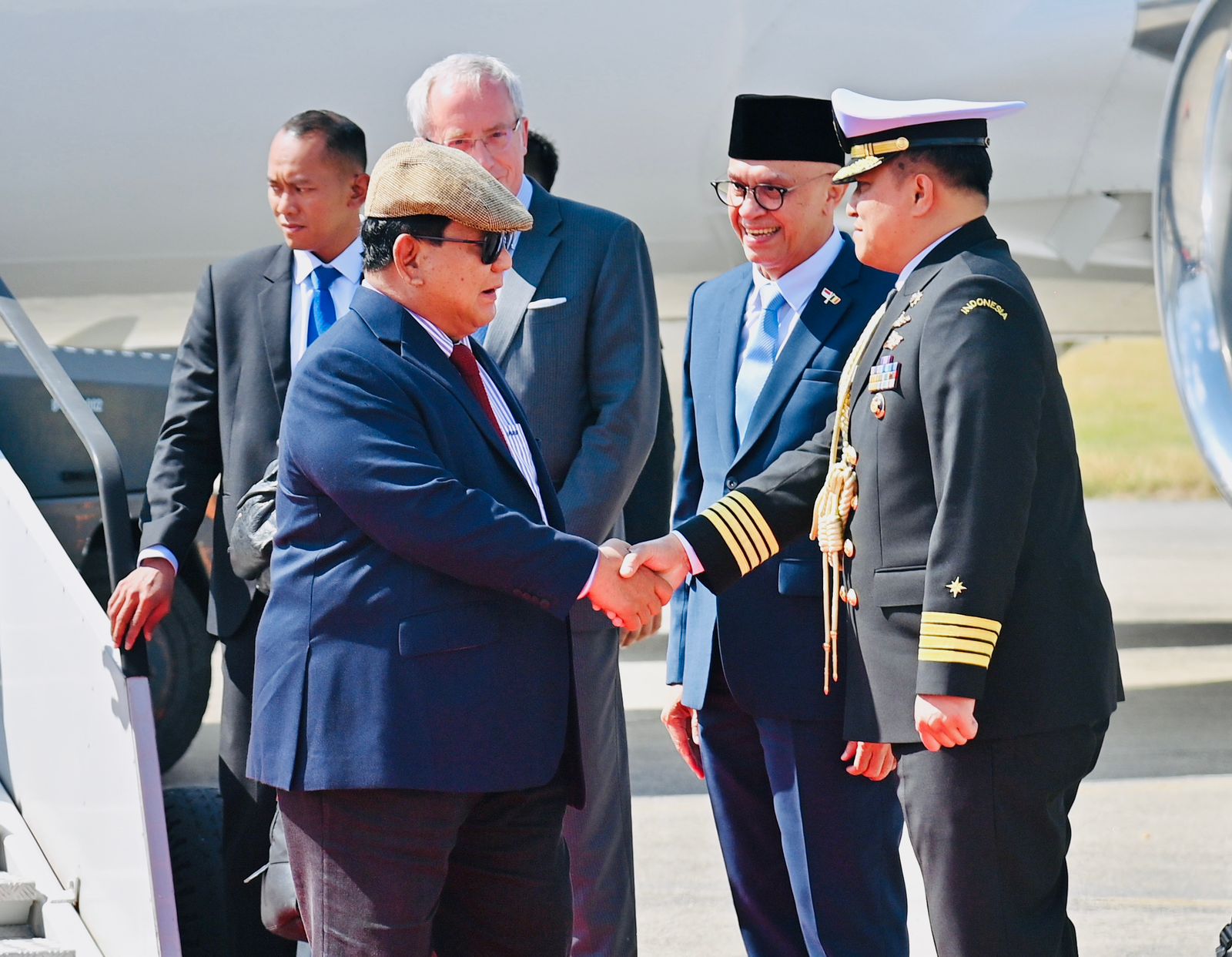 Prabowo Mendarat di Brussel. (Foto/BPMI)