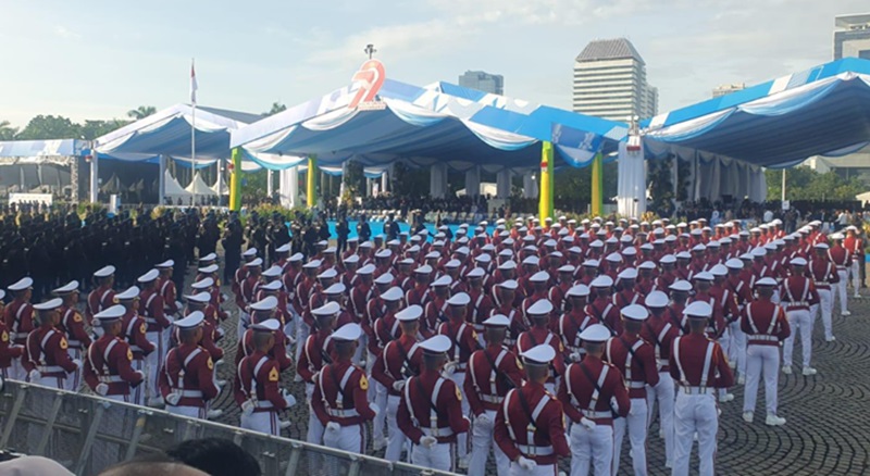 HUT Bhayangkara ke-79 (Beritanasional/Bachtiar)