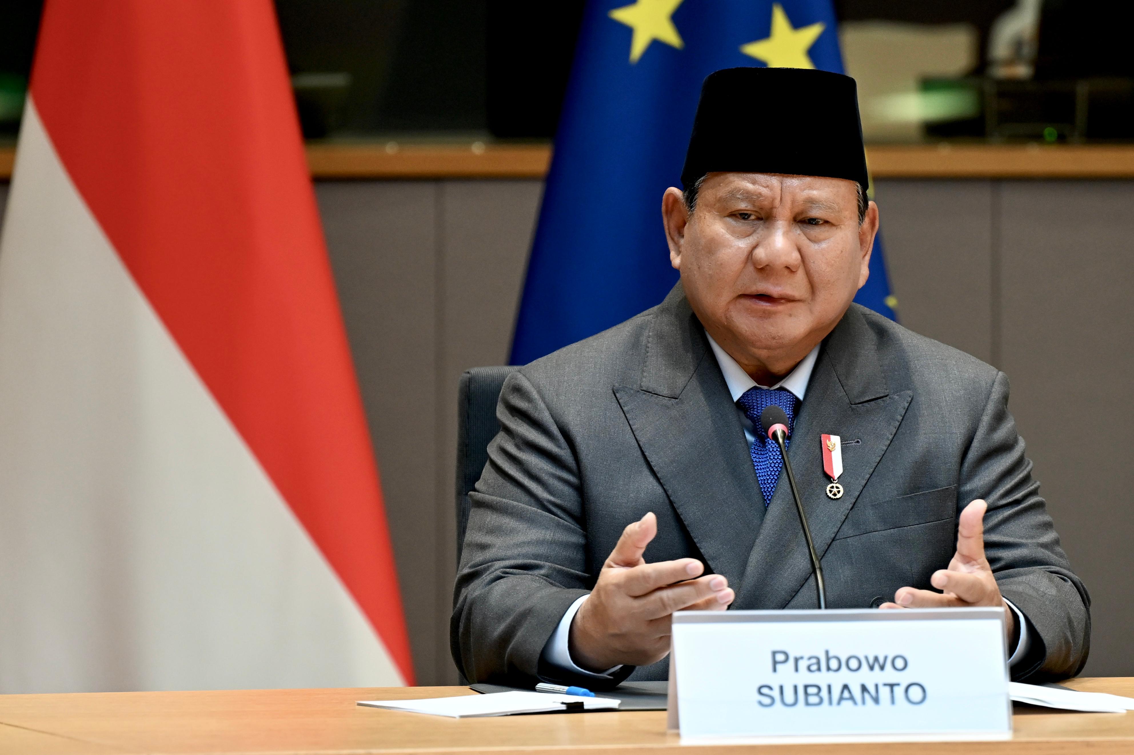 Presiden Indonesia Prabowo Subianto. (Foto/BPMI)