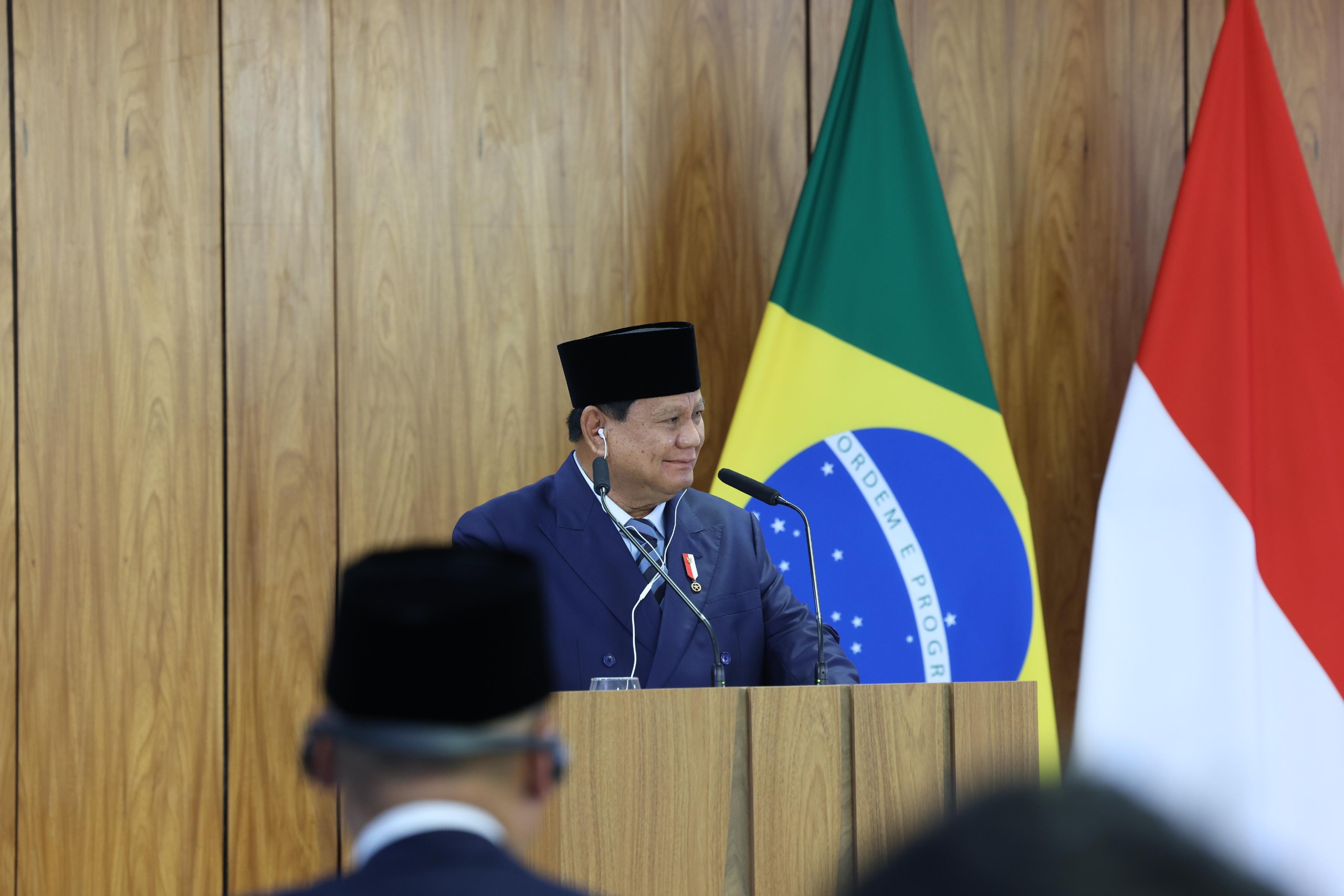 Presiden Prabowo Subianto hadir di Brasil. (BeritaNasional/dok Gerindra)
