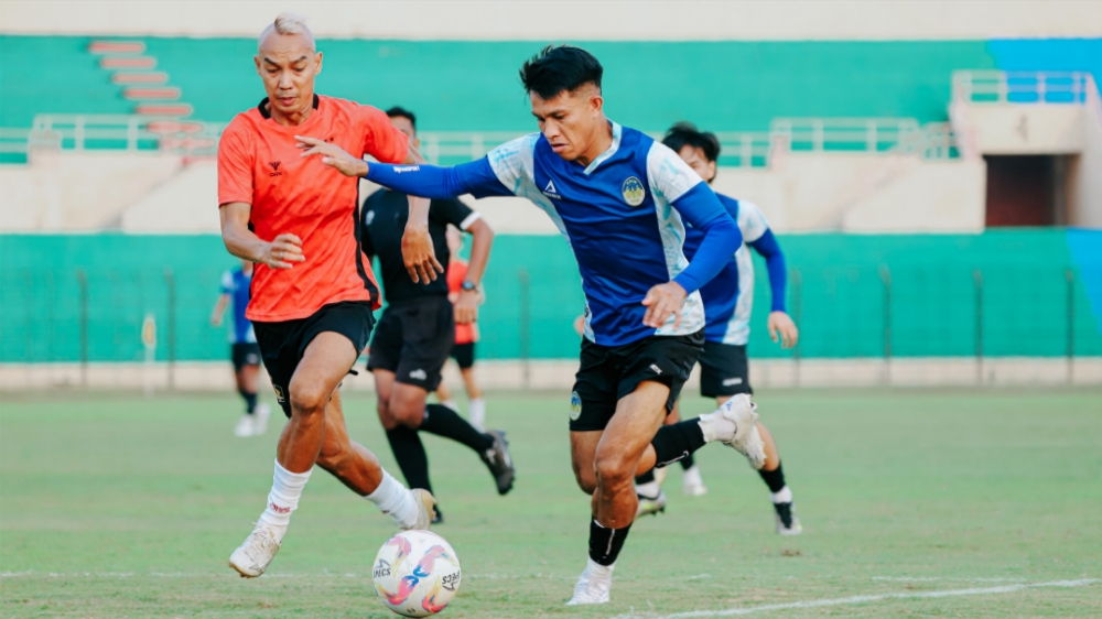 Uji coba PSIM vs Persik. (Foto/ileague.id)