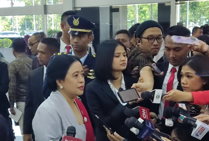 Puan Jawab Peluang Kongres PDIP Digelar Usai Bimtek di Bali Ketua DPP PDI Perjuangan Puan Maharani (Beritanasional/Ahda)