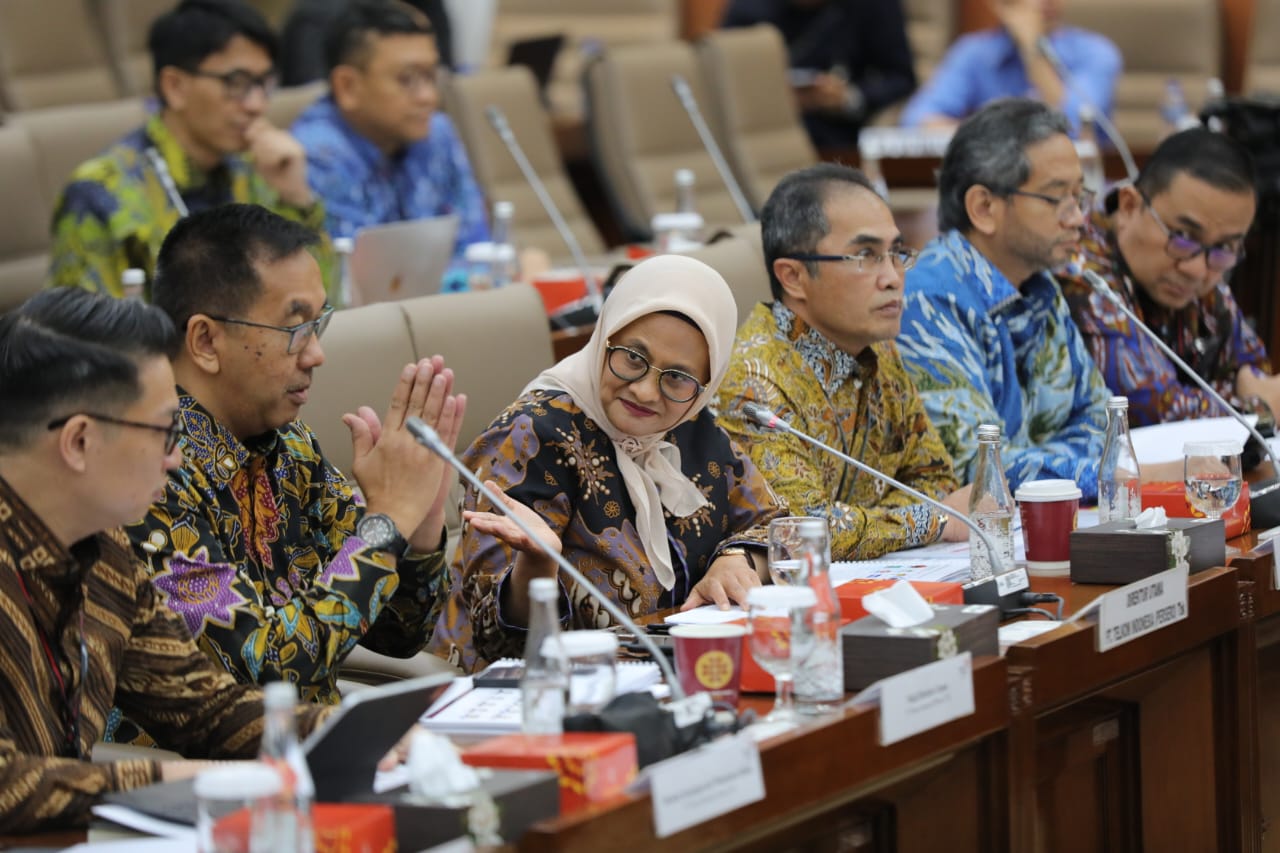 Rapat kerja Komisi VI DPR RI dengan dengan PT Telkom. (Foto/istimewa)
