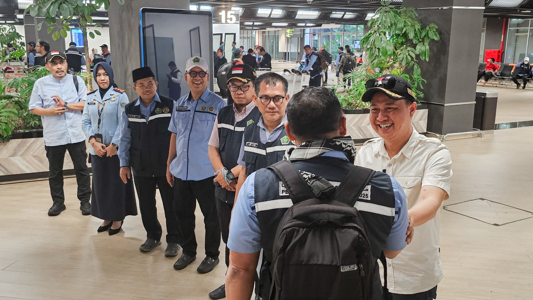 Ratusan Petugas Haji Pulang ke Tanah Air. (Foto/Kemenag)