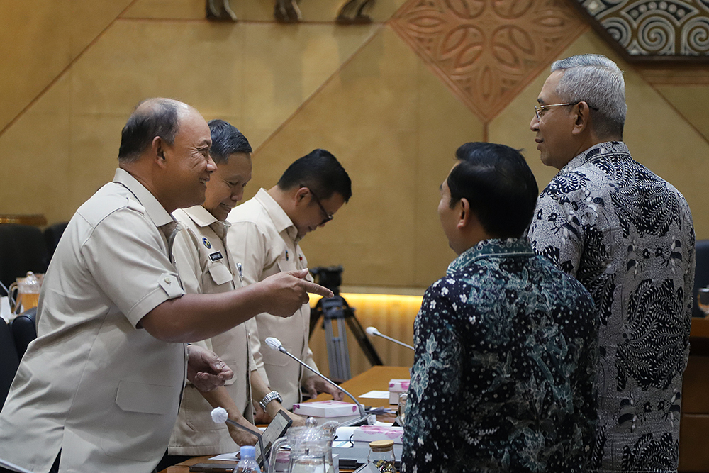 Rapat Dengar Pendapat Komisi IX bersama BGN. (BeritaNasional/Elvis Sendouw)
