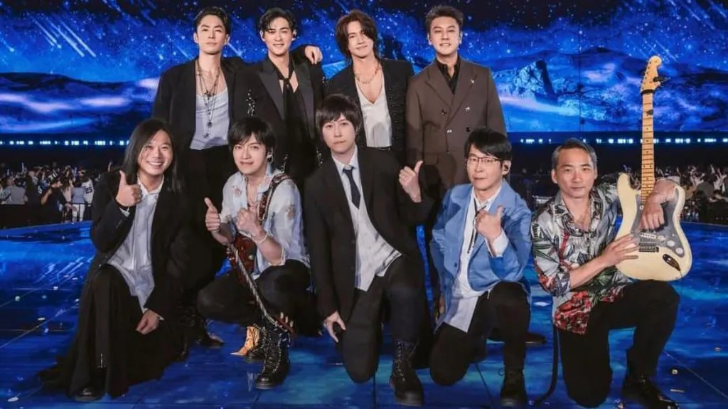 Reuni F4 di konser Mayday. (Foto/Instagram vic.chou_official)