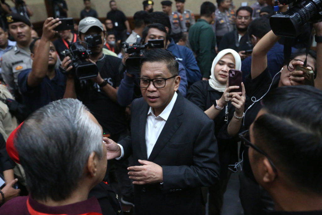 Sekjen PDIP Hasto Kristiyanto. (BeritaNasional/Oke Atmaja)