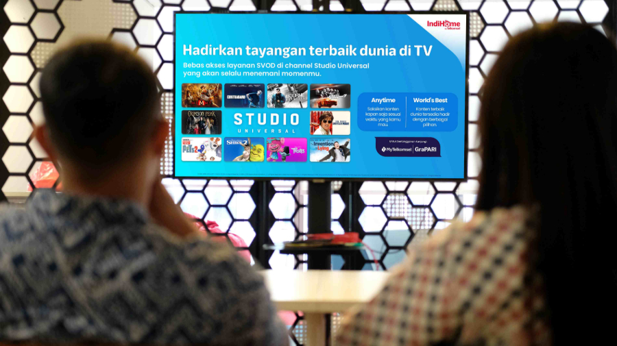 IndiHome TV hadirkan Studio Universal. (Foto/doc. Tsel)