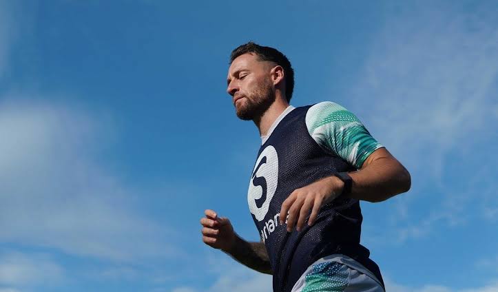 Penggawa Persib Bandung Marc Klok saat berlatih. (Foto/Persib.co.id)