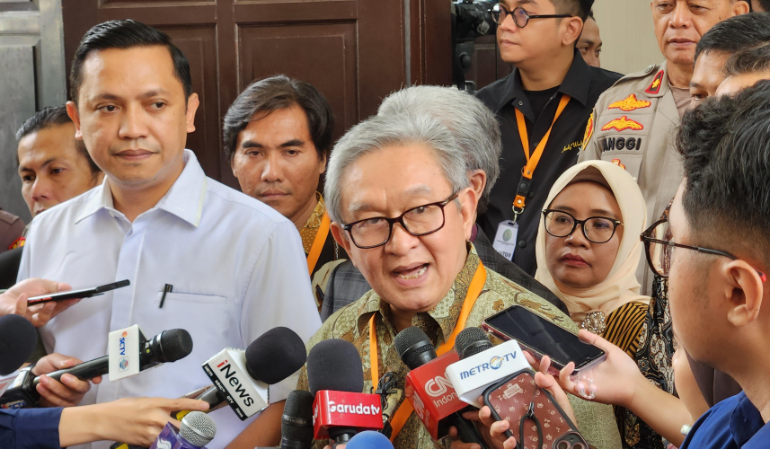Kuasa hukum Hasto Kristiyanto, Maqdir Ismail. (BeritaNasional/Panji Septo)