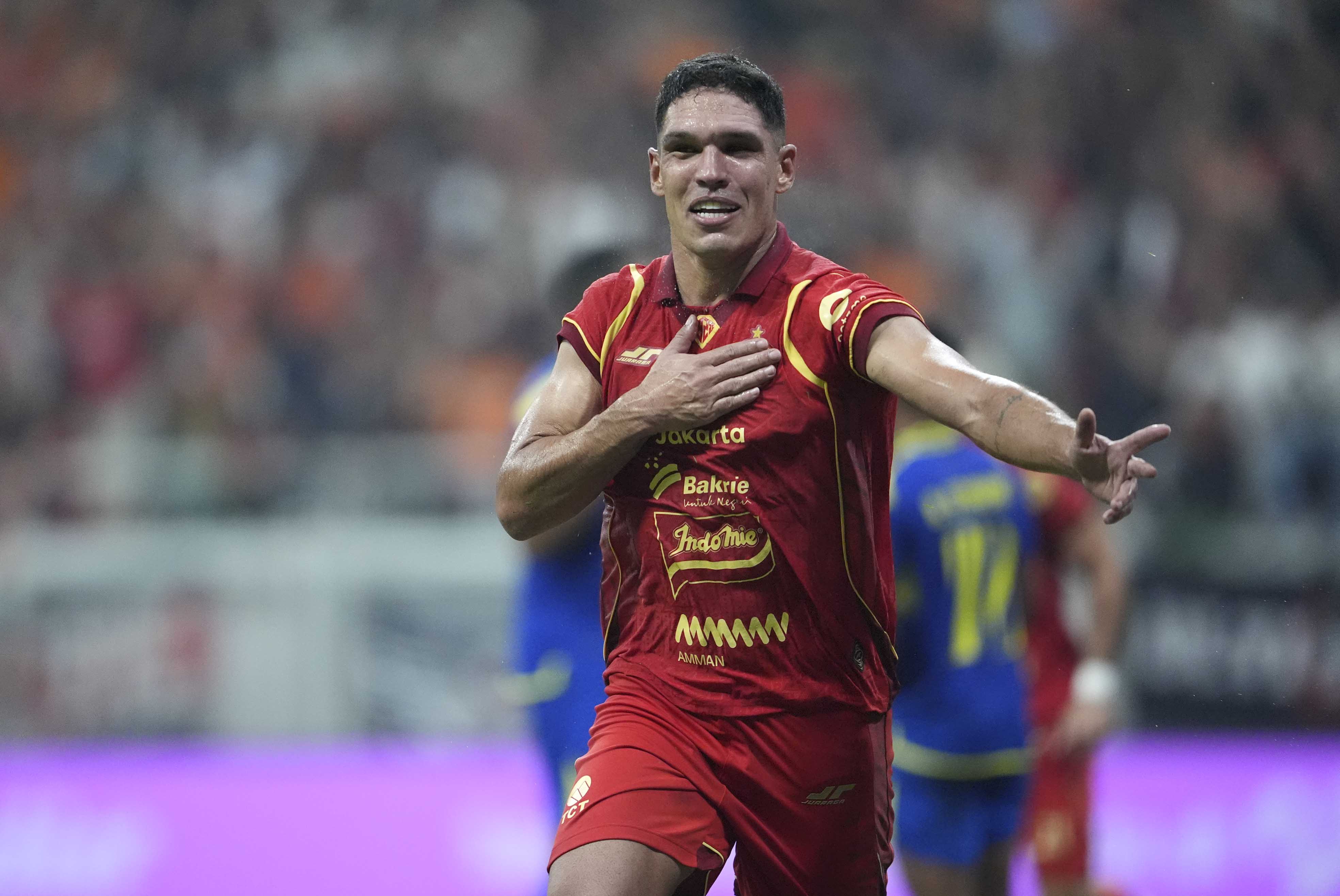 Pemain Persija  Van Basty Sousa. (Foto/Persija)