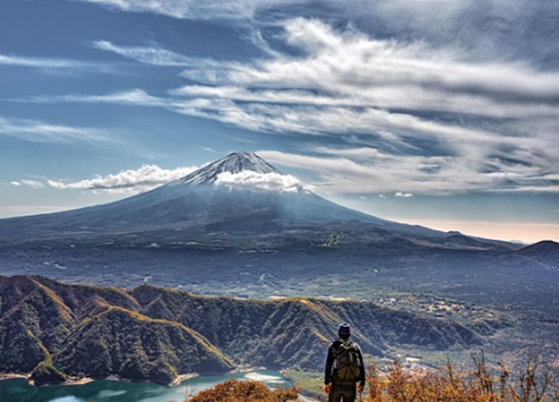 Ilustrasi mendaki Gunung Fuji (Foto/Pixabay)
