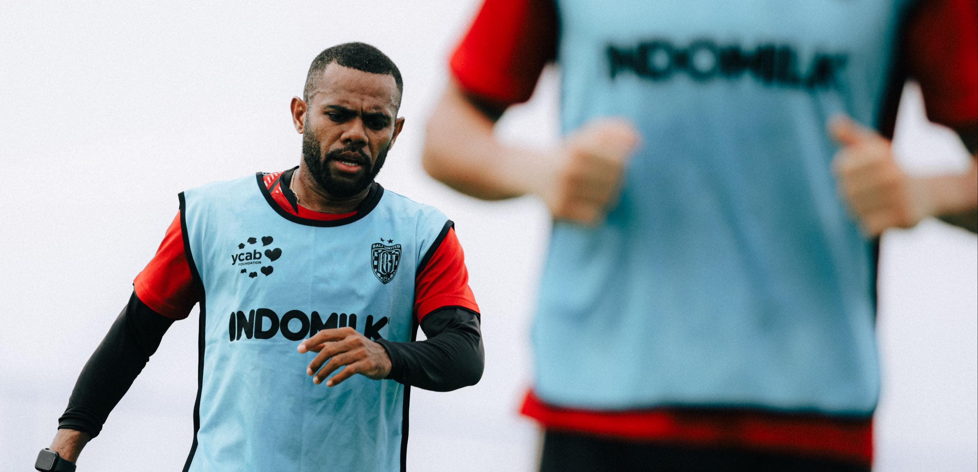 Pemain Bali United Yabes Roni Malaifani saat berlatih. (Foto/baliutd.com)