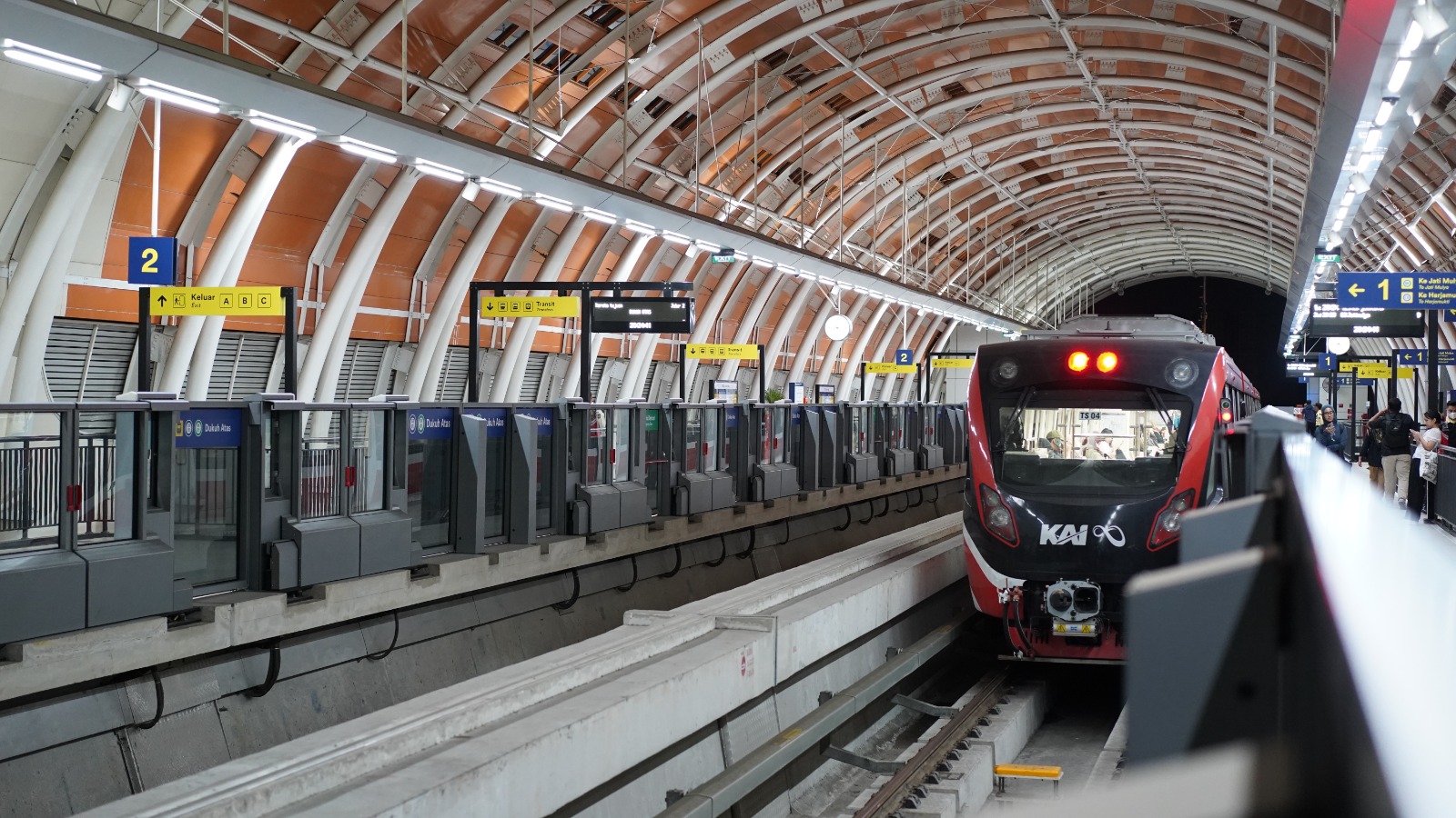 LRT Jabodebek beroperasi HUT RI bertarif promo Rp80. (BeritaNasional/dok LRT)