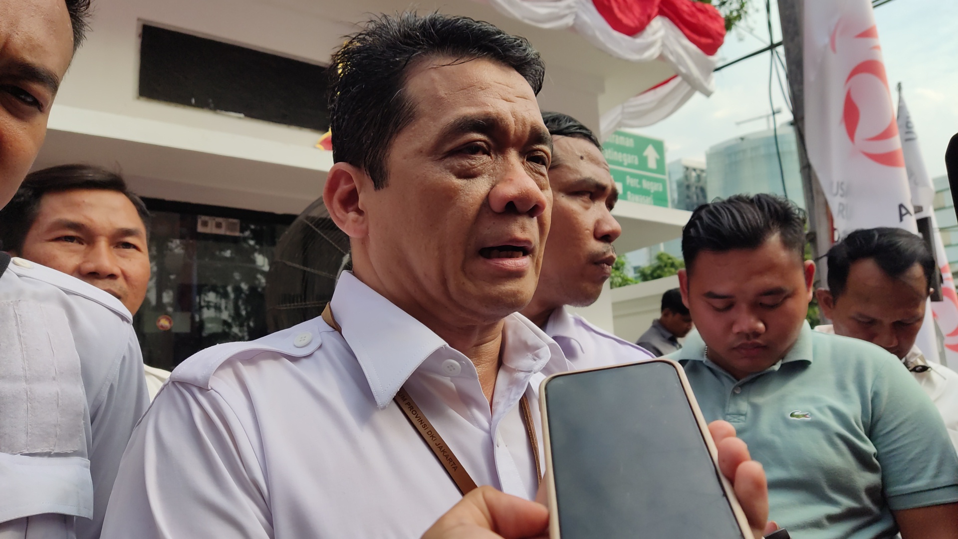 DPD Partai Gerindra DKI Jakarta Gelar Do’a Bersama dan Bakti Sosial untuk Indonesia Ahmad Riza Patria. (BeritaNasional/Ahda)
