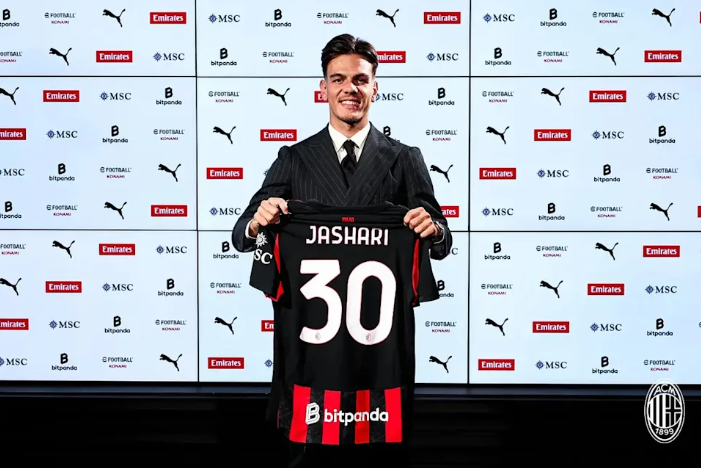 AC Milan resmi datangkan Ardon Jashari dari Club Brugge. (Foto/doc. AC Milan)