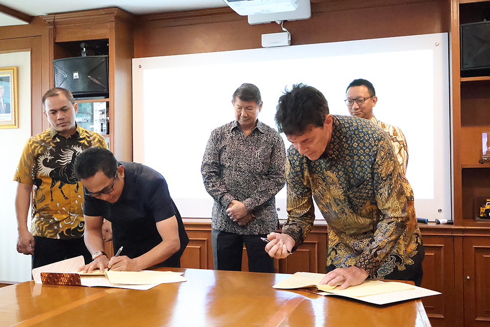 Kerja sama strategis Ketersediaan air bersih di Kota Balikpapan, Kalimantan Timur. (BeritaNasional/HO Arsari Group)