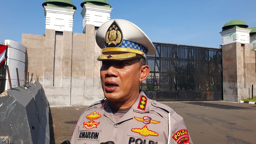 Dirlantas Polda Metro Jaya Kombes Pol Komarudin. (BeritaNasional/Bachtiarudin Alam)
