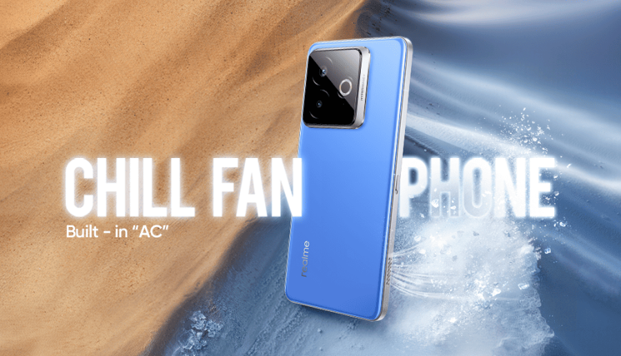 realme resmi perkenalkan ponsel baterai 15.000mAh dan ponsel dengan sistem pendingin kipas internal. (Foto/doc. realme)